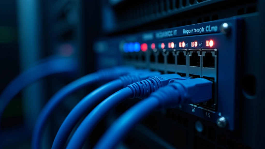 Dual network connections with redundant switches showing load balancing and automatic failover pathways